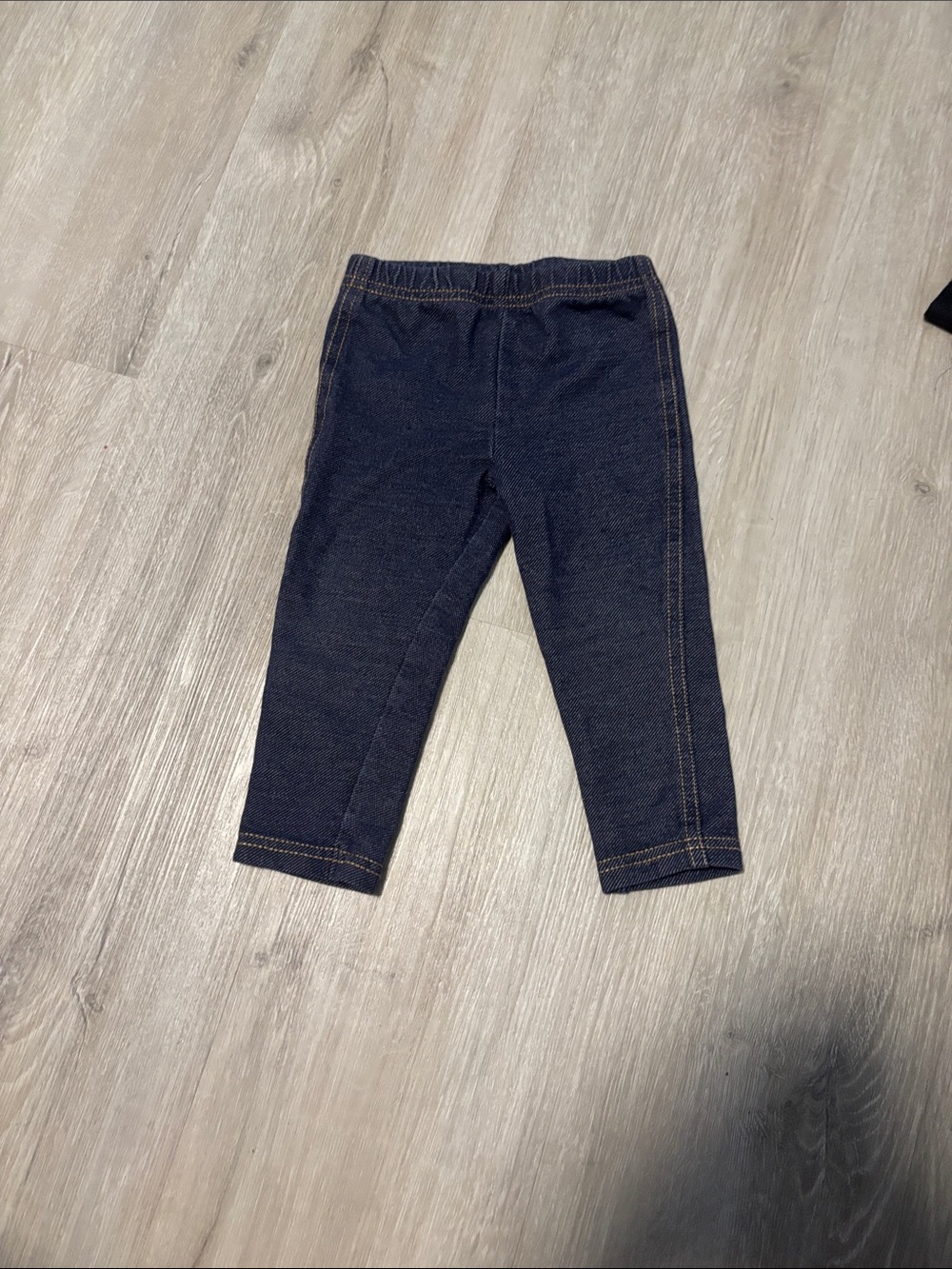 Carter's Dark Navy Denim-Look Leggings